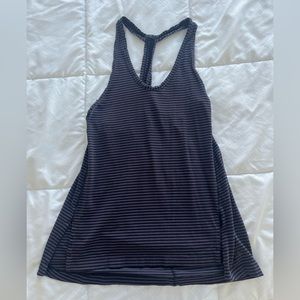 Striped Lulu lemon tank top